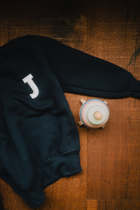 Black Initial Jumper